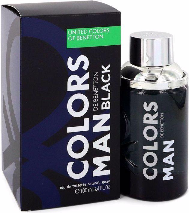 Actual product image Benetton Colors De Black by Eau de Toilette Spray 100 ml (Eau de toilette, 100 ml)