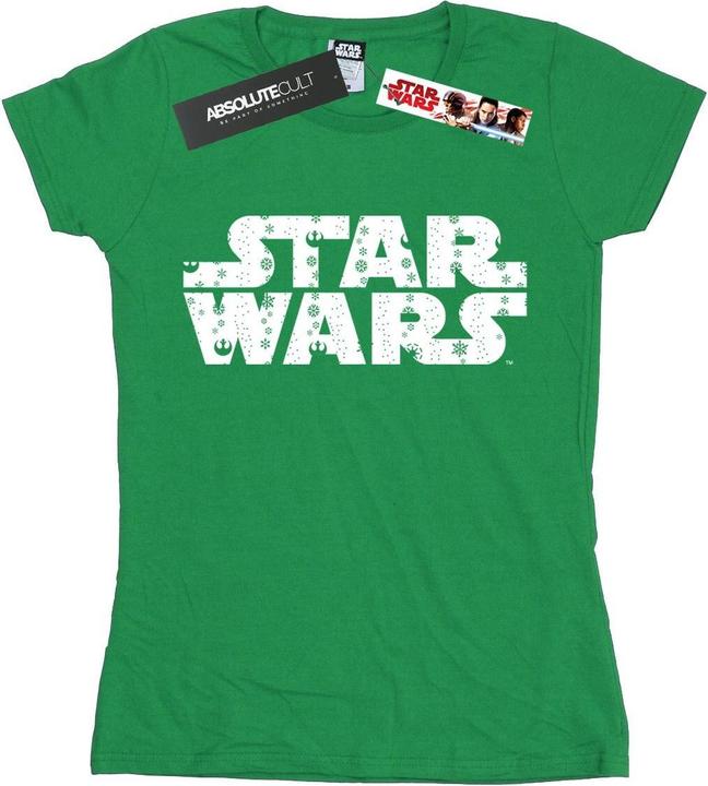 Star Wars Christmas Logo TShirt (L)