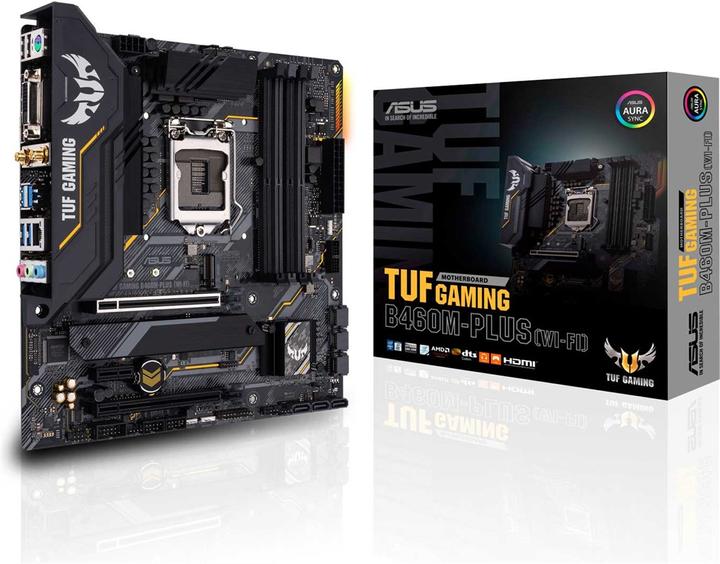 Produktbild ASUS TUF GAMING B460M-PLUS WI-FI (LGA 1200, Intel B460, mATX)