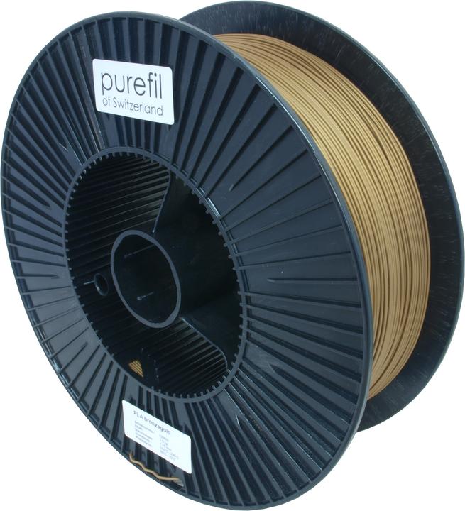 Produktbild Purefil Filament (PLA, 1.75 mm, 2500 g, Gold)