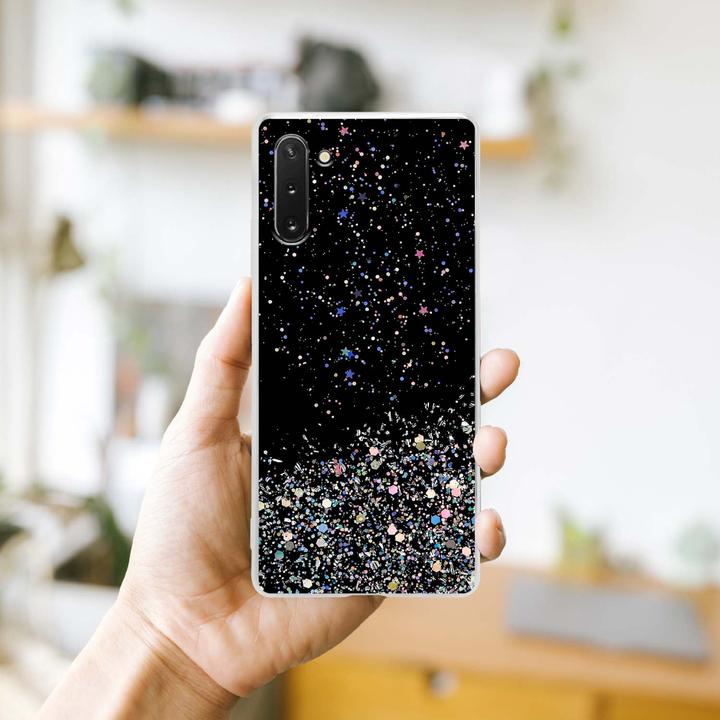 Image du produit Cadorabo Couverture TPU paillettes scintillantes (Samsung Galaxy Note 10)