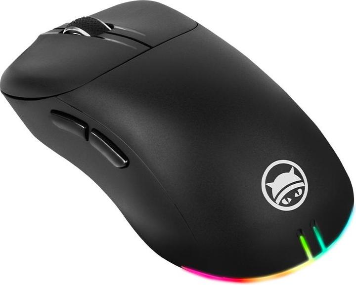 Actual product image Gamiac PA50 Mice - Black - Pixart 3327, Wired, 12000 DPI, 16,8M RGB effects (Cable)