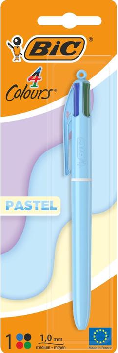 Immagine prodotto Bic Biro multicolore 4 colori pastello 1 pezzo (Blu, Giallo, Lilla, 1 x)