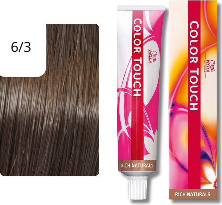 Image du produit Wella Colour Touch Rich Naturals (Or blond foncé 6/3)