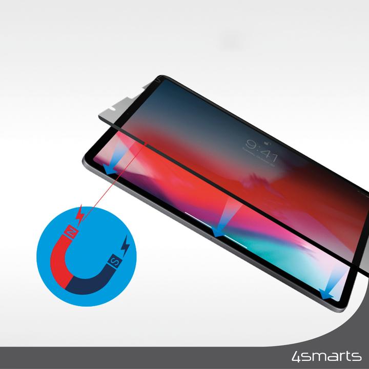Actual product image 4smarts Smartprotect Magnetic Privacy Filter (1 Piece, iPad Pro 12.9 2018 (3. Gen), iPad Pro 12.9 2021 (5th Gen), iPad Pro 12.9 2022 (6th Gen), iPad Pro 12.9 2020 (4. Gen))