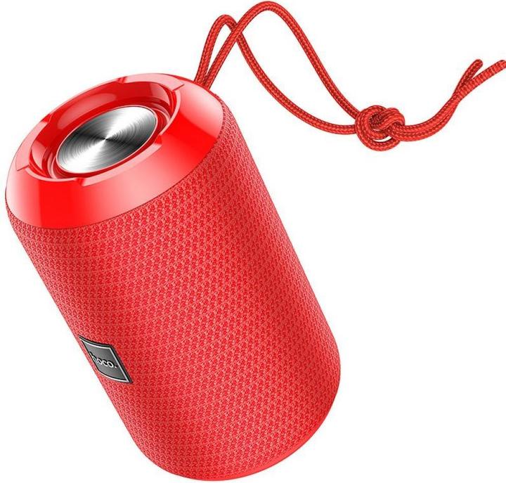 Productafbeelding Hoco Bluetooth speakers wireless speaker HC1 red (4 h, Oplaadbare batterij)