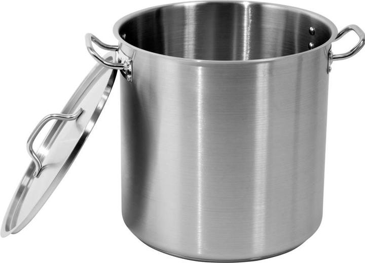 Produktbild Yato HOHER TOPF MIT EDELSTAHLDECKEL 36X36CM, 36,6L. (36 cm, Kochtopf, Edelstahl)