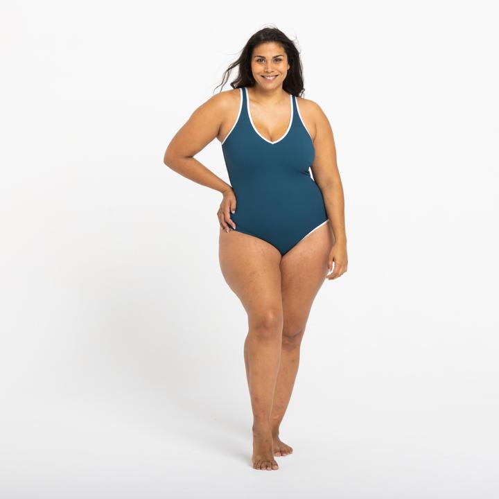 Image du produit Nabaiji Maillot de bain femme Virginia bleu foncé (M/L)