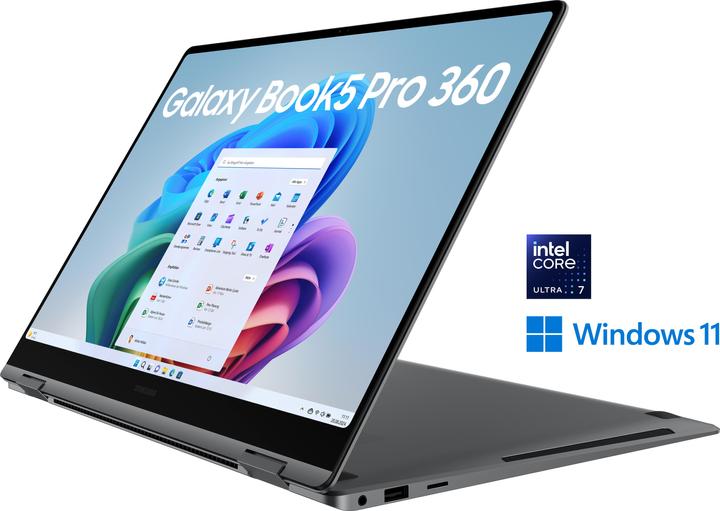 Immagine prodotto Samsung Galaxy Book5 Pro 360 (16", Intel Core Ultra 7 258V, 32 GB, 512 GB, DE)