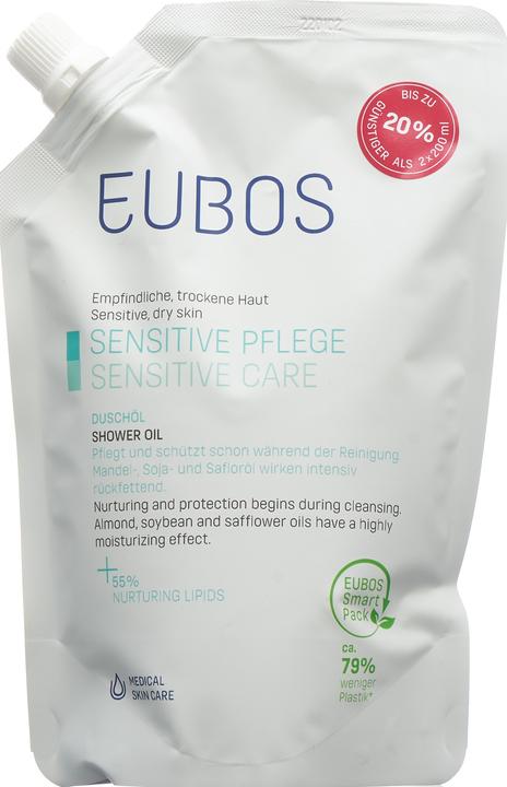Actual product image Eubos Sensitive Shower Oil F refill (400 ml)