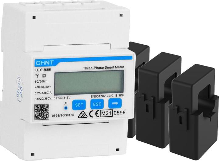 Actual product image Hoymiles Electricity meter DTSU666 (CT-3*250A)