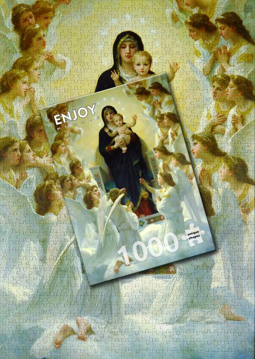 Immagine prodotto Enjoy Puzzle ENJOY-1116 - William Bouguereau: La Vergine con gli angeli, puzzle, 1000 pezzi (1000 pezzi)