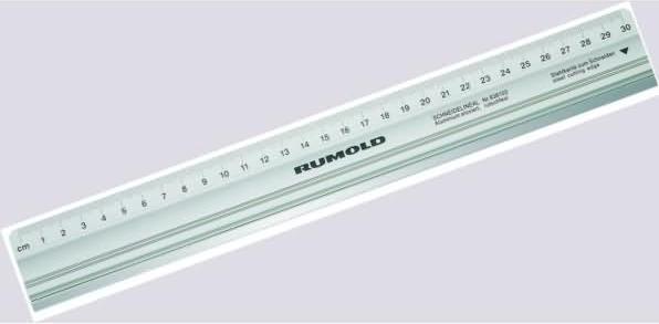 Image du produit Rumold Règle de découpe 30 cm bord acier antidérapant (30 cm)