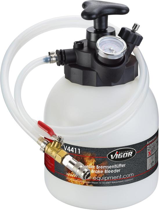 Vigor Brake bleeder set 3 l ∙ manual ∙ V4411 ∙ Number of tools: 5