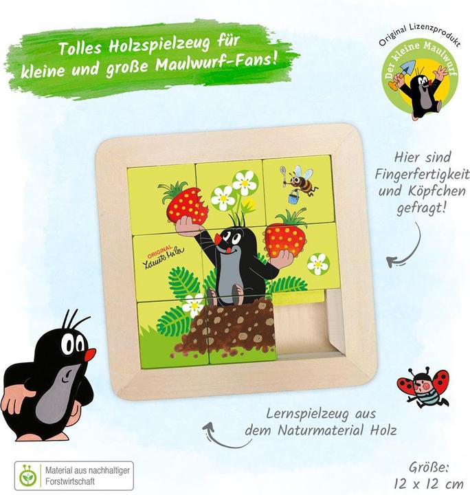 Productafbeelding Houten schuifpuzzel Molletje (1 onderdelen)