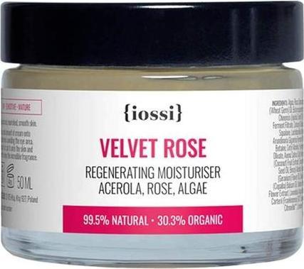 Actual product image Iossi Velvet Rose Face Cream Regenerating Moisturising Acerola. Rose. Algae 50Ml (50 ml, 24h cream)