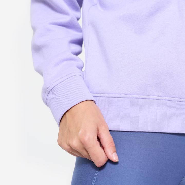 Immagine prodotto Domyos Sweatshirt Damen Baumwollgewebe - lavendel (L)