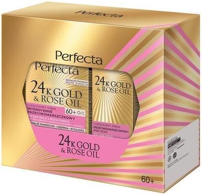 Immagine prodotto Perfecta Perfectaset Crema Notte all'Olio di Rosa 24k Gold 50ml e Crema Occhi e Palpebre Antirughe 15ml (Set, Notte)