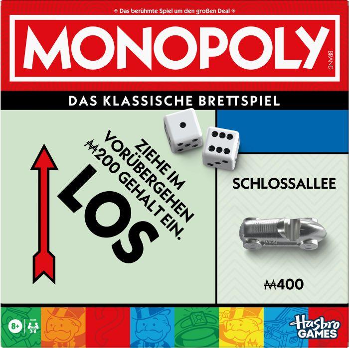 Actual product image Hasbro Gaming Monopoly Classic Refresh (German)
