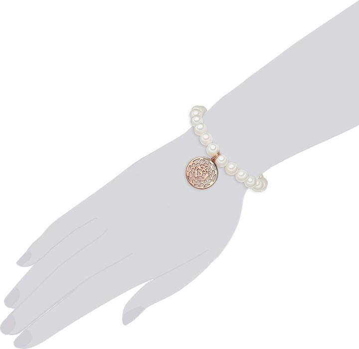 Immagine prodotto Lulu & Jane Donna Karma Metal Alloy Shell Core Pearl Rose Gold - 29491 (18 cm, Lega metallica)