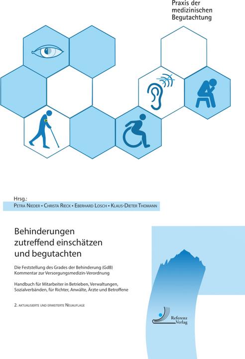 Produktbild Behinderungen zutreffend einschätzen und begutachten (Deutsch, Eberhard Losch, Klaus-Dieter Thomann, Petra Nieder, Christa Rieck, 2024)