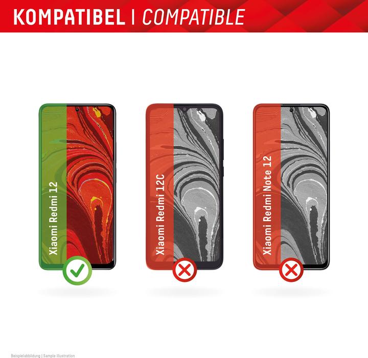 Actual product image Displex Smart Glass (1 Piece, Xiaomi Redmi 12, Xiaomi Poco M6, Xiaomi Redmi 13, Xiaomi Redmi 12 5G)