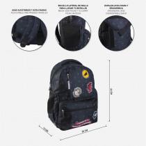 Actual product image backpack school big 44 cm hogwarts