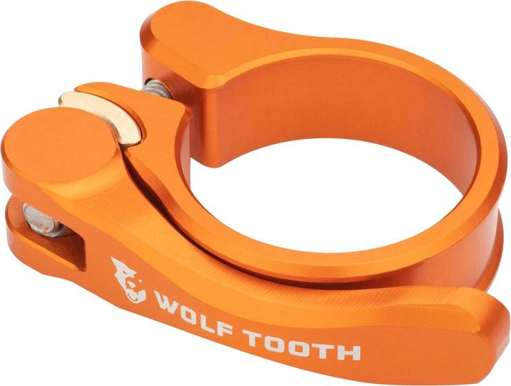 Wolf Tooth Schnellspann-Sattelklemme, 34.9mm, orange