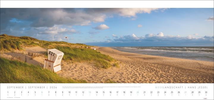 Produktbild Meerlandschaft Kalender 2026 - Hans Jessel (Harter Einband, Deutsch)