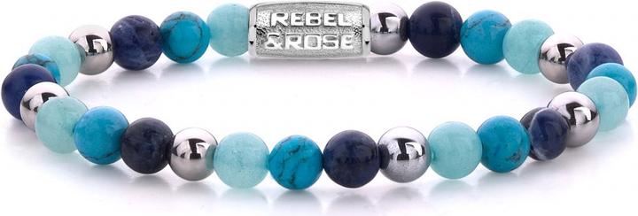 Rebel & Rose Blue Sommer Vibes (16.50 cm, Farbsteine, Edelstahl)