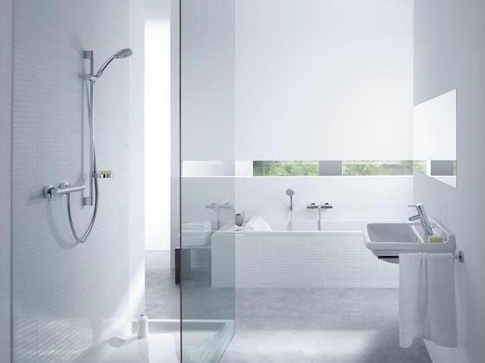 Actual product image hansgrohe Brausenkombi Croma 100 Ecostat 1001 SL u. Brausestange Unica 27085000