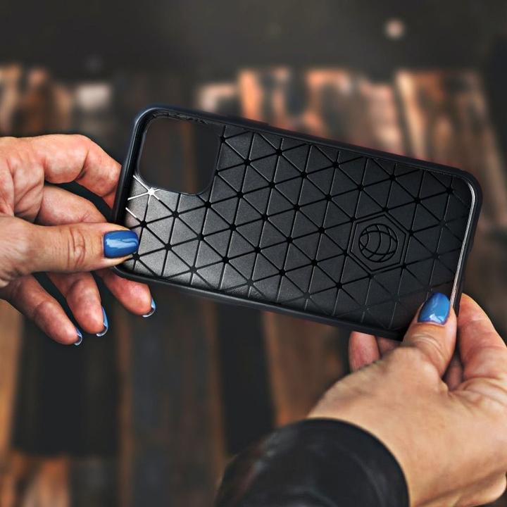 Actual product image Partner Telecom Other OEM CARBON case for IPHONE SE 2020 black (Apple iPhone SE (2nd Gen))