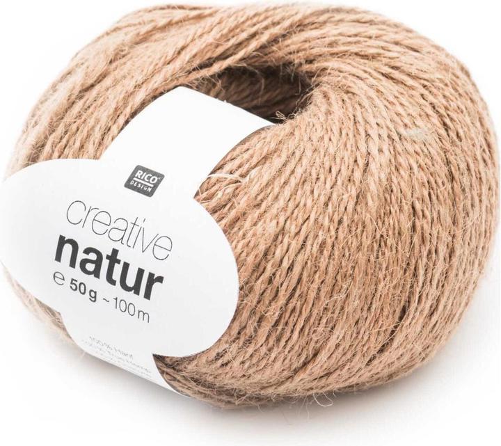 Actual product image Rico Design Wool Creative Nature 50 g, Light Brown (100 m)