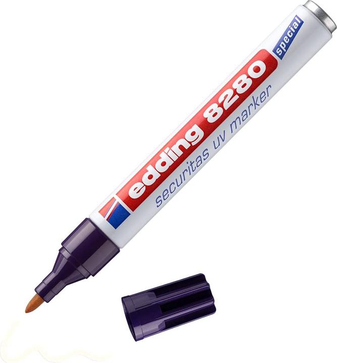 Immagine prodotto Edding 8280 Marcatore UV Securitas (Bianco, Blu, 3 mm, 1 x)