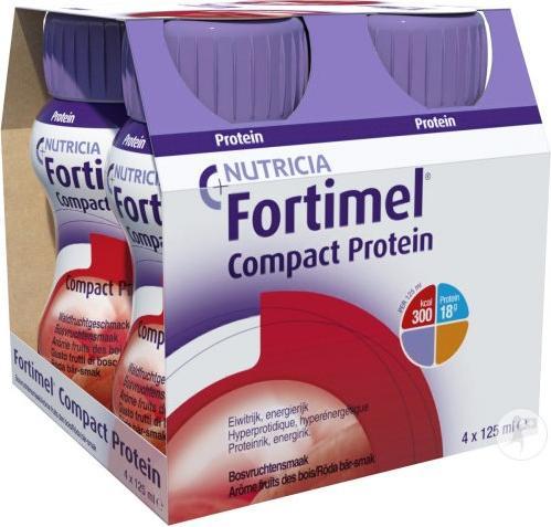 Produktbild Fortimel Compact Protein kühlende Beere (kühle Beere, 4 x)