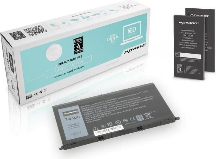 Movano battery for Dell Inspiron 15 (7557) 15 (7559) (10.8V-11.1V) Laptop (6600 mAh) (6600 mAh)