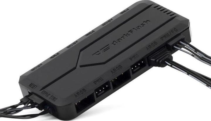 Actual product image Darkflash Tech RC2 RGB PWM controller for computer