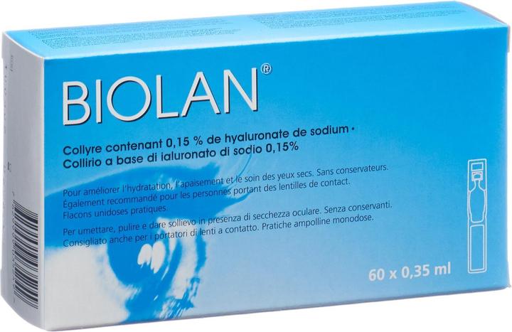 Produktbild Biolan Gtt Opht (21 ml, 60 x 0.35 ml Augentropfen)