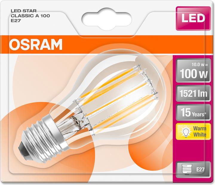 Immagine prodotto Osram Retrofit classico (E27, 10 W, 1521 lm, 1 x, D)