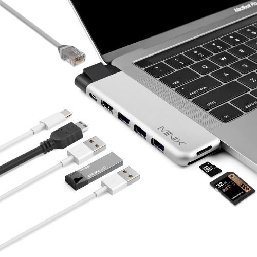 Actual product image Minix NEO C-D Pro USB-C Multiport Adapter (USB-C, USB-A)