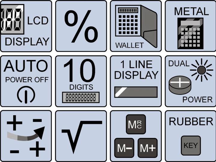 Actual product image Olympia LCD 1110 (Batteries, Solar cells)