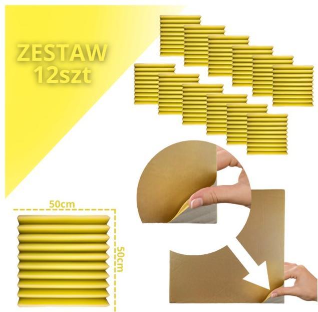 Produktbild No Name DNA AM4 YL Akustikplatte Set mit 12 Stk. gelb (12 Stk.)