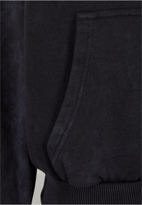 Actual product image Karl Kani KM234-055-1 Chest Signature OS Washed Heavy Sweat Wolf Full Zip Jacket (XXS)