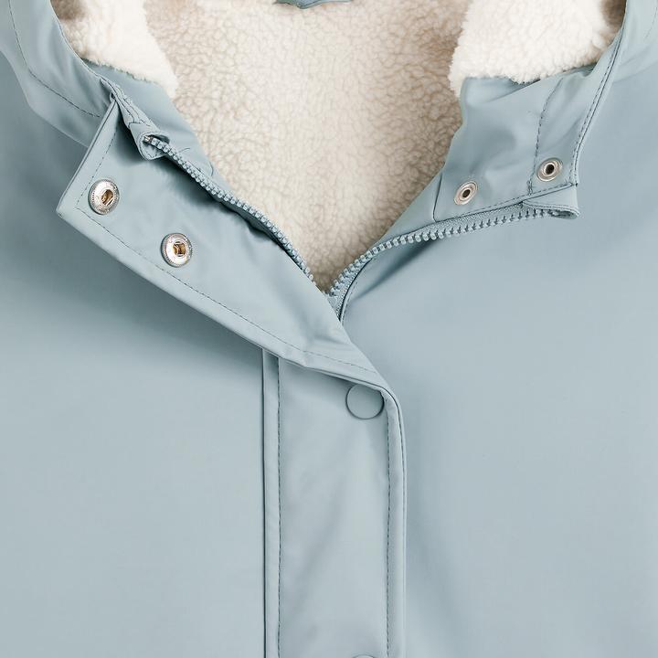 Immagine prodotto La Redoute Collections Giacca antipioggia con cappuccio e fodera in pile Teddy (116)