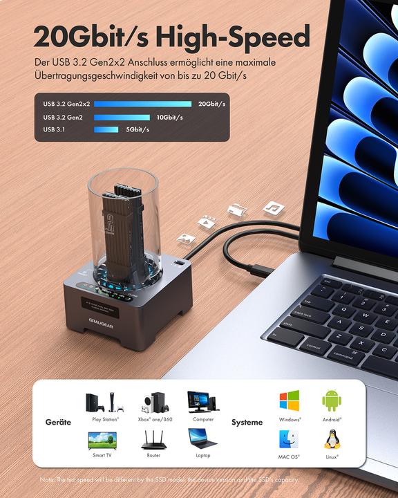Actual product image Graugear G-M2DK-CL-20G