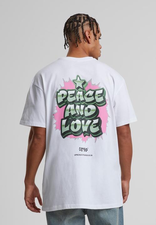 Immagine prodotto Urban Classics Maglietta oversize pesante Upscale Peace&Love - 176629 (XXL)