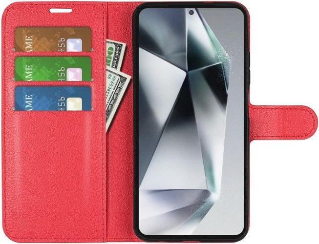 Actual product image MU Classic Litchi Leder Bookcover Series (Samsung Galaxy S25 Ultra)