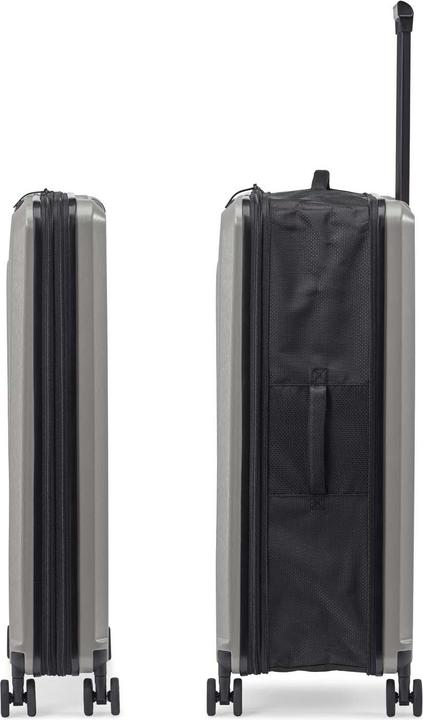Actual product image Senz Senx Foldable Large Check In Trolley, 95L, Silk Grey (95 l, L (90 - 115l))