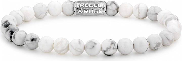 Rebel & Rose Virgin White (16.50 cm, Howlith, Edelstahl)