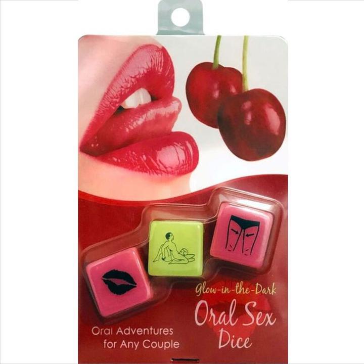 Kheper Games Glow-in-the-Dark Oral Sex Dice (Würfelspiel, Englisch, Deutsch, Französisch)